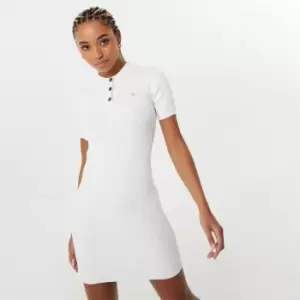 Image of Jack Wills Polo Cable Knitted Mini Dress - White