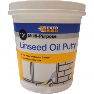 Image of Everbuild Multi Purpose Linseed Oil Putty Natural 2000g