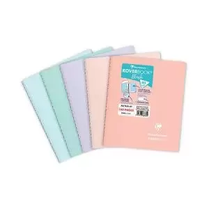 Image of Clairefontaine Koverbook Blush Wirebound Notebook A5 Assorted Pack of