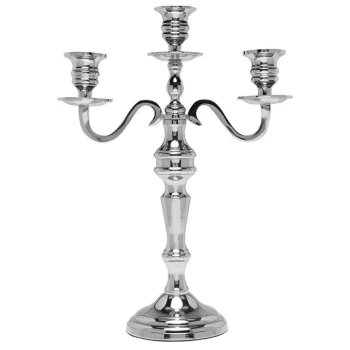 Image of Hotel Collection Hotel Candelabrum - Silver 3 arm