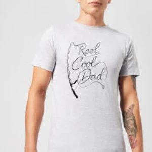 Image of Reel Cool Dad Mens T-Shirt - Grey - 4XL