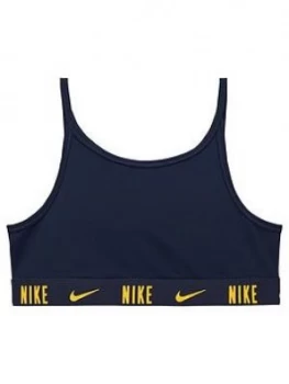 Image of Nike Girls Trophy Sports Bra - Black Gold