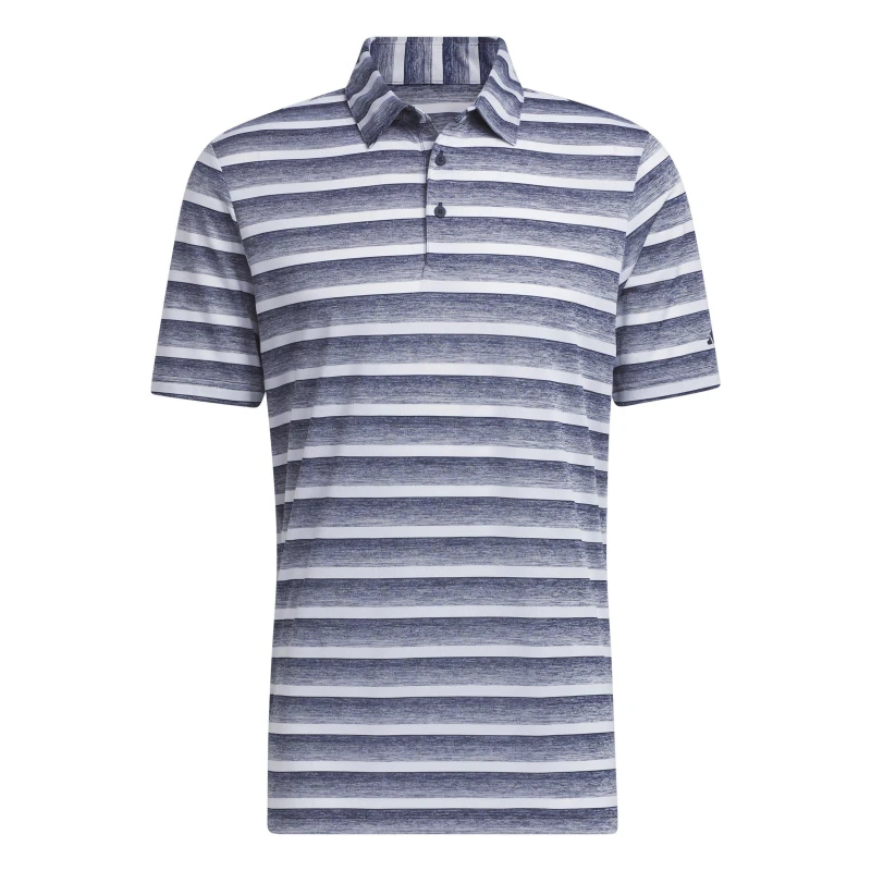 Image of adidas Golf adidas Golf Two Colour Stripe Polo Navy Male M37/40 AG57102
