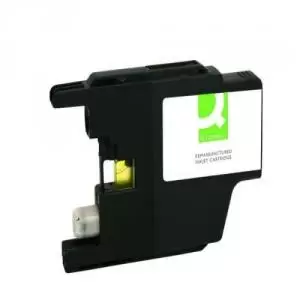 Image of Q-Connect Brother Remanufactured Yellow Inkjet Cartridge LC1220Y