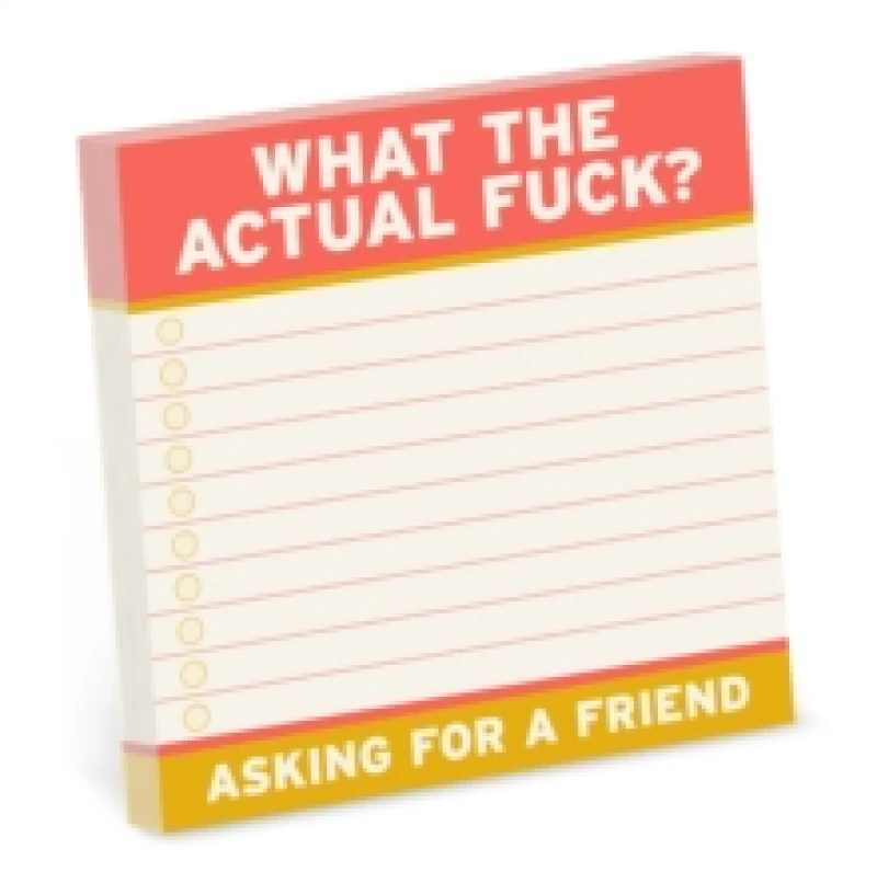 Image of Knock Knock Actual Fuck Sticky Notes (4 x 4-inches) Other printed item