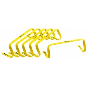 Image of Precision 6" High Flat Hurdles Set Yellow ( Set of 6 )