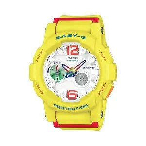 Image of Casio Baby-G Standard Analog-Digital Watch BGA-180-9B - Yellow