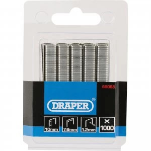 Image of Draper Staples 10mm Pack of 1000