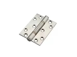 Image of Eclipse 14929 102x76x3mm SSS Insignia Thrust Bearing Hinge Fire Door 13 Satin Steel 2pk