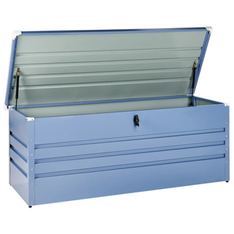 Image of Beliani Storage Box Cebrosa 165cm 70 Cm Blue