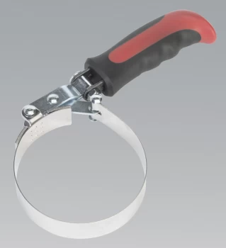 Image of Sealey VS6403 Oil Filter Band Wrench - Pro Style Ø95-111mm