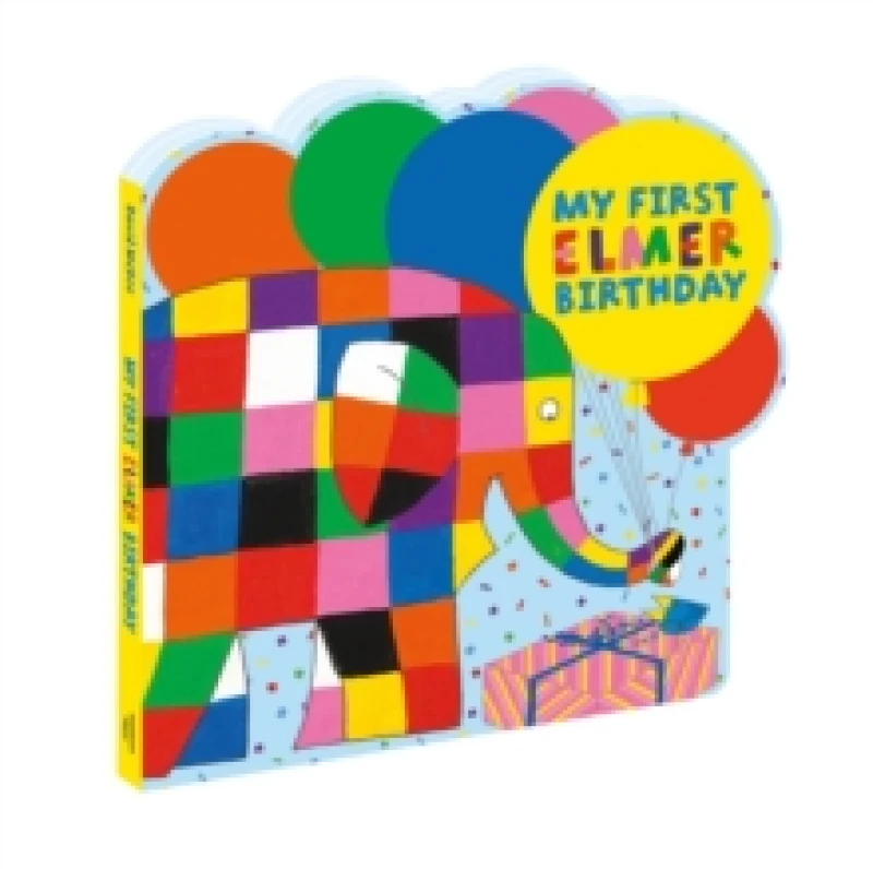 Image of My First Elmer Birthday : Shaped board book Board book