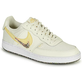 Image of Nike NIKE COURT VISION LO PREM mens Shoes Trainers in Beige