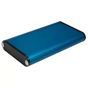 Image of Hammond 1455B1202BU Aluminium Enclosure Slimline 120x71.7x19mm Blue