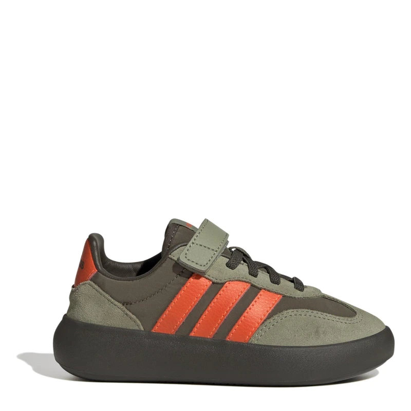 Image of adidas Barreda Decode Shoes Childrens Olive/Orange male C10 (28)
