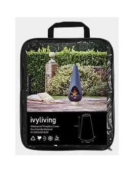 Image of Ivyline Waterproof Fireplace Cover In Eco-Friendly Material H120Cm W59Cm