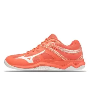 Image of Mizuno Lightning Star Jnr Netball Shoe - Orange
