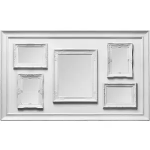 Image of Premier Housewares - 5 Photo White Plastic Multi Photo Frame