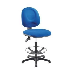 Image of Arista Draughtsman Chair Adjustable Footrest Blue KF815147