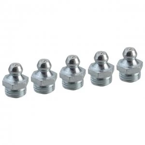 Image of Faithfull Grease Nipple Straight M10 x 1.0 (Pack 5)