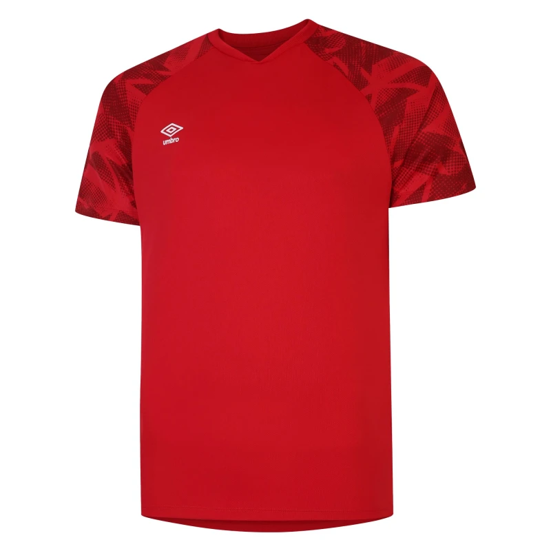 Image of Umbro Atlas Jersey in Dark Red Size: 11-12 Years Dark Red Unisex 11-12 Years