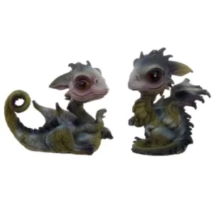 Image of Green Baby Dragon Small Figurine (1 Random Supplied)