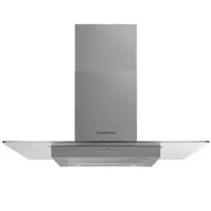 Image of Russell Hobbs RHFGCH901SS 90cm Flat Glass Stainless Steel Cooker Hood