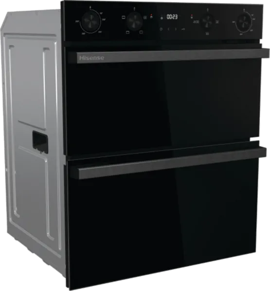 Image of Hisense Hi6 Electric Built Under Double Oven - Black 744499 Black