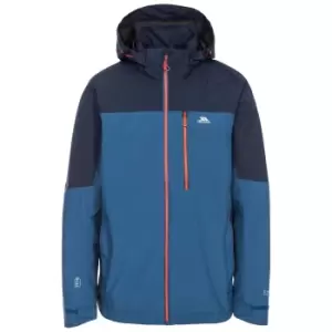 Image of Trespass Mens Tappin Hooded Waterproof Jacket (XXS) (Indigo)
