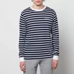 Image of GANT Mens Sailing Long Sleeve Top - Evening Blue - M
