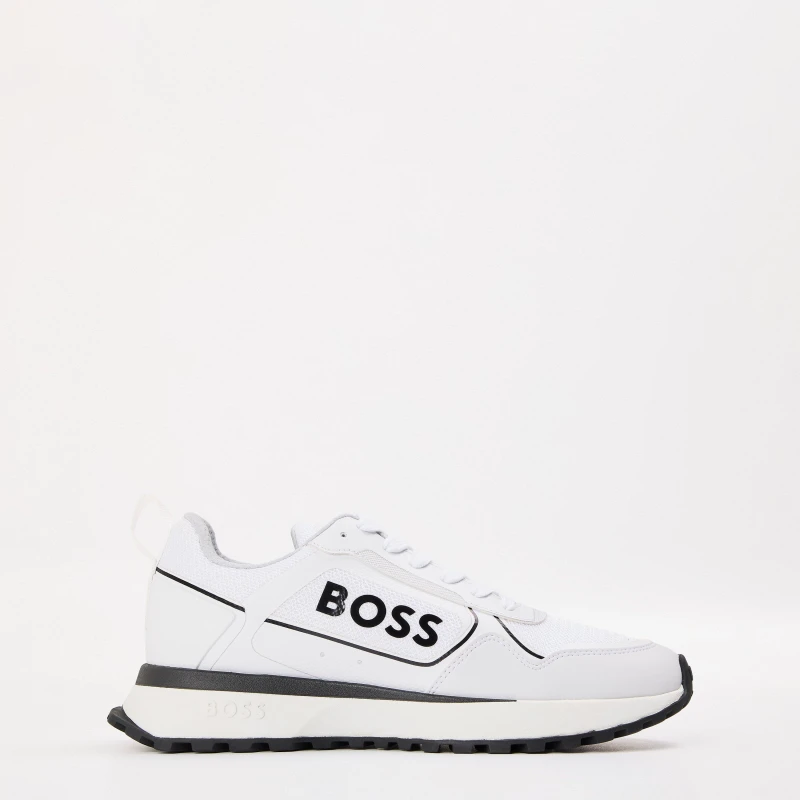 Image of Boss Mens Jonah Runners Low-Top Trainers Natural male 6 (40)