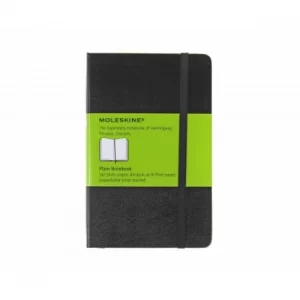 Image of Moleskine Classic Pocket Notebook Plain 192 Pages 96 Sheets, Black