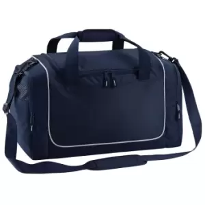 Image of Quadra Teamwear Locker Duffle Bag (30 Litres) (franch Navy/Light Grey)