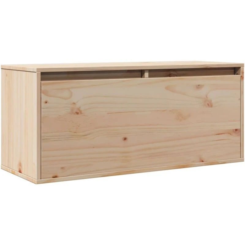 Image of VIDAXL Vidaxl - Wall Cabinet 80x30x35cm Solid Wood Pine 8720286840474