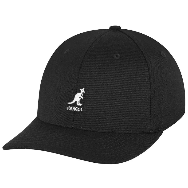 Image of Kangol Cap Kangol Wool Flexfit Baseball Noir Unisex L/XL