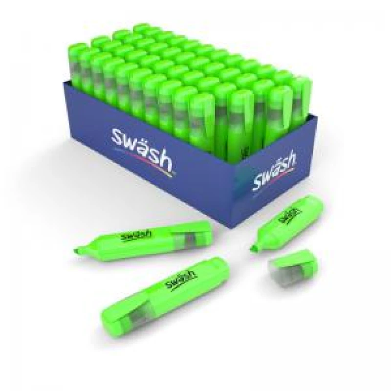 Image of Swsh Premium Highlighters, Green, Pack of 48 HLP48GN EPGEHLP48GN