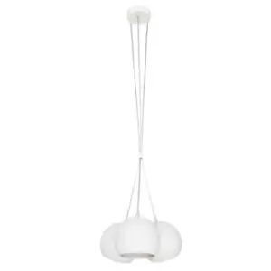 Image of Marion Cluster Pendant Ceiling Light White 30cm