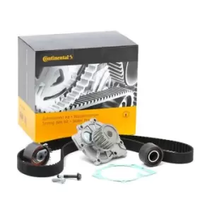 Image of CONTITECH Water Pump + Timing Belt Kit CT1010WP1 VOLVO,V70 II (285),V50 (545),XC60 (156),XC90 I (275),V70 III (135),S60 I (384),V60 (155, 157)