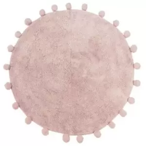 Image of Furn Circle Pom Pom Bath Mat (One Size) (Blush) - Blush