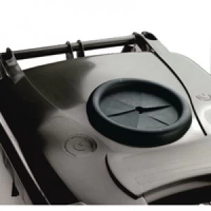 Image of Slingsby Wheelie Bin 240L With Bottle Bank Aperture and Lid Lock Grey 376848