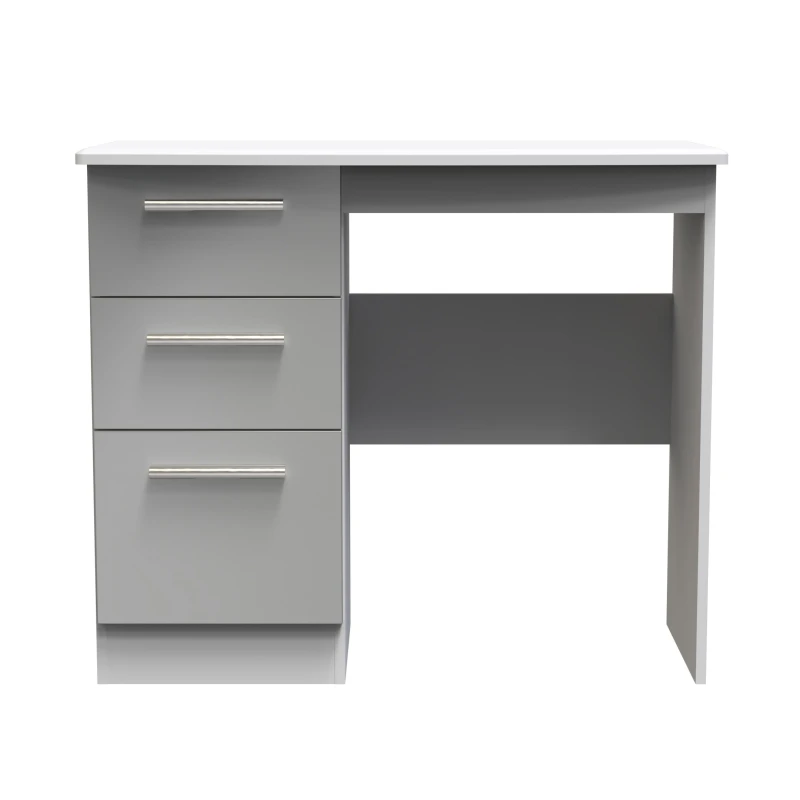 Image of Harrow Vanity In Grey Gloss (Ready Assembled)