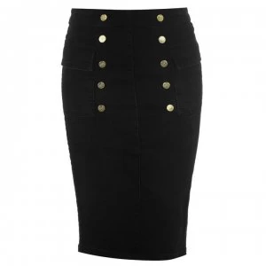 Image of Biba Denim Molly Skirt - Black