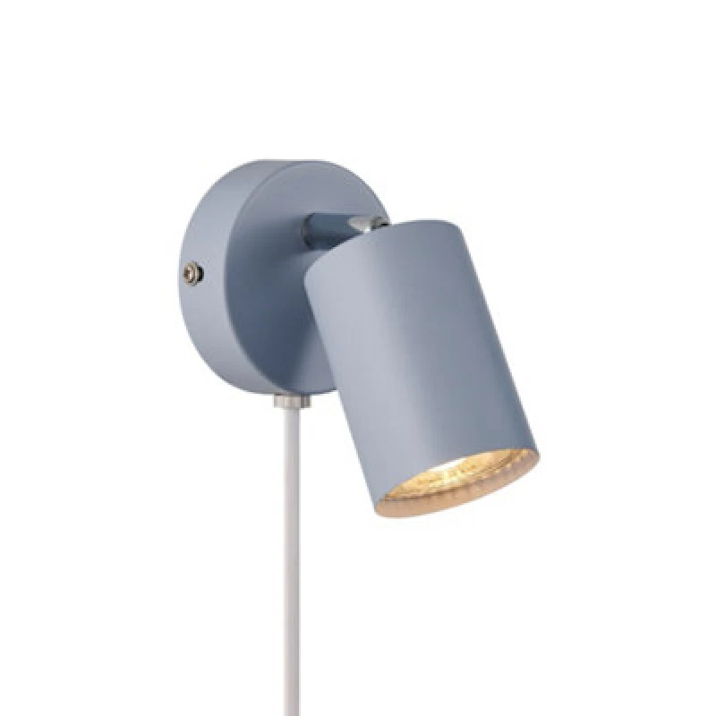 Image of Nordlux Explore Metal Wall Light Blue,plug In Or Mains