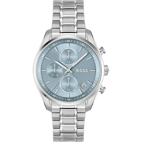 Image of BOSS 1502767 Womens Grand Tour Light Blue Dial / Stainless Watch