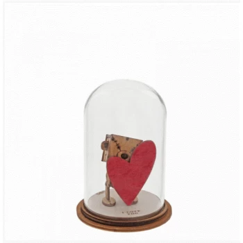 Image of I Love You (Little Wooden Bear) Figurine