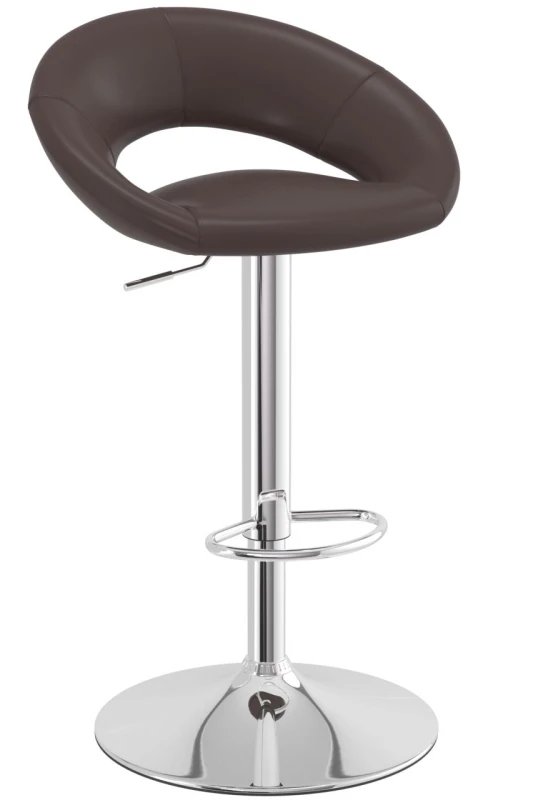 Image of netfurniture Cuboni Square Bar Stool Black Fixed Height Black