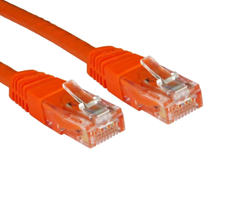Image of Cables Direct UTP Cat6 3m networking cable Orange U/UTP (UTP)