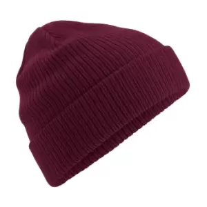 Image of Beechfield Unisex Adult Beanie (One Size) (Burgundy)