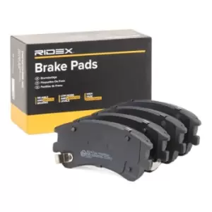 Image of RIDEX Brake pad set 402B0136 Brake pads,Brake pad set, disc brake MAZDA,6 Station Wagon (GY),6 Kombi (GH),6 (GG),6 Hatchback (GG),6 Schragheck (GH)