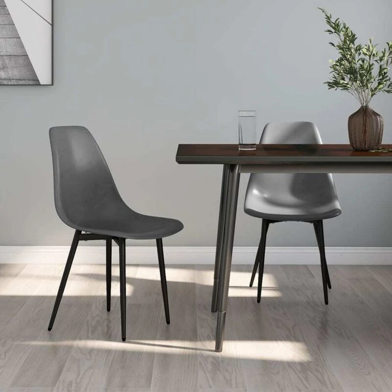 Image of VIDAXL Dining Chairs 2 pcs Grey pp Vidaxl 8720286645093